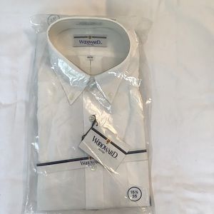 NWT Woodward vintage white dress shirt
